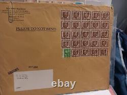 Rare Multi Stamps Covers 270 Stamlps Italy, Canada, New Zealand, Germany, USA