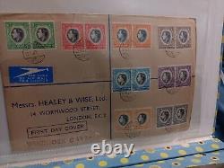 Rare Multi Stamps Covers 270 Stamlps Italy, Canada, New Zealand, Germany, USA