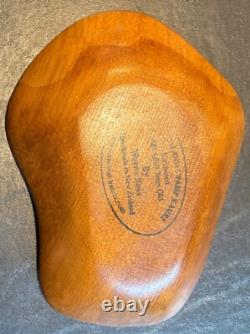 Rare New Zealand Hand Made Bowl Tray from 4000 Year Old Wood Tribal Wave