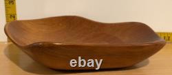 Rare New Zealand Hand Made Bowl Tray from 4000 Year Old Wood Tribal Wave