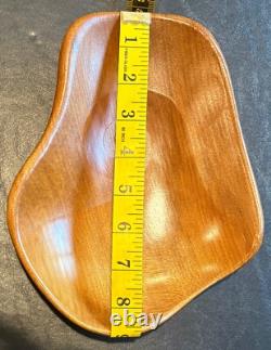 Rare New Zealand Hand Made Bowl Tray from 4000 Year Old Wood Tribal Wave