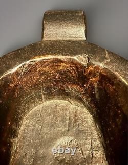 Rare New Zealand Maori Carved Oval Wooden Kumete Bowl 16.75 Long