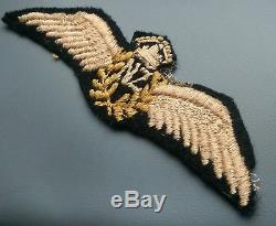 Rare Original early New Zealand Pilots Wings WW2. RNZAF