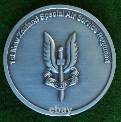 Recipient NAMED New Zealand SAS Unit Challenge Coin PRESENTED on Unit BADGING