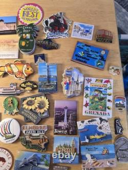 Refrigerator Magnet Lot Of 106 All Over Australia & New Zealand, Russia, USA