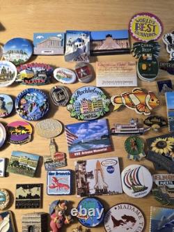 Refrigerator Magnet Lot Of 106 All Over Australia & New Zealand, Russia, USA
