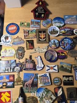 Refrigerator Magnet Lot Of 106 All Over Australia & New Zealand, Russia, USA