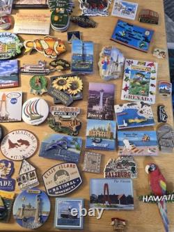 Refrigerator Magnet Lot Of 106 All Over Australia & New Zealand, Russia, USA