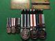 Replica Set Of 3 New Zealand Medals Op Service, Service 46-49, NZ DSM Full Set