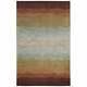 Rizzy Home Rust Colours Collection Hand-Tufted New Zealand Rust 8' x 10