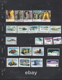 Ross Dependency MNH Collection 103 Stamps and 2 Souvenir Sheet $300