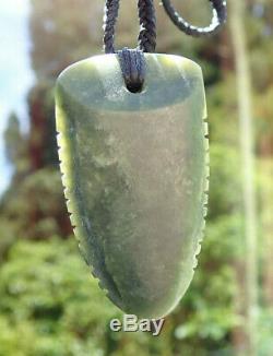 Ross Mccabe Unique Nz Greenstone Pounamu Nephrite Flower Jade Maori Rei Niho
