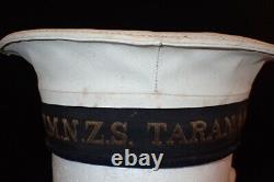 Royal New Zealand Navy HMNZS Taranaki Enlisted Sailors Cap Early Production Rare