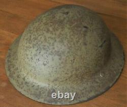 SCARCE New Zealand Made 1941 Dated Mark 2 BRODIE Steel Helmet 100% ORIGINAL