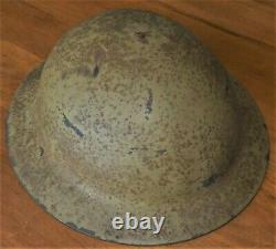 SCARCE New Zealand Made 1941 Dated Mark 2 BRODIE Steel Helmet 100% ORIGINAL