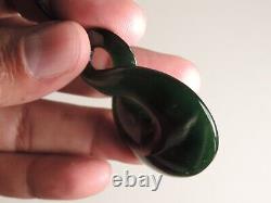 SINGLE TWIST Beautiful Inclusions NEW ZEALAND MAORI Jade Pounamu Greenstone