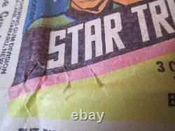 STAR TREK Scanlens Allen's and Regina Wax Packet 1976 New Zealand Unsealed