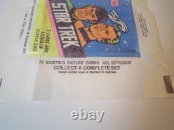 STAR TREK Scanlens Allen's and Regina Wax Packet 1976 New Zealand Unsealed