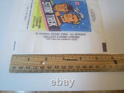 STAR TREK Scanlens Allen's and Regina Wax Packet 1976 New Zealand Unsealed