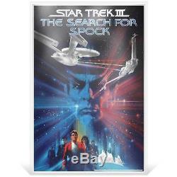 STAR TREK THE MOTION PICTURE, WRATH OF KHAN & SEARCH FOR SPOCK silver posters