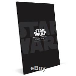 STAR WARS A NEW HOPE 2018 NUIE 35g PURE SILVER FOIL POSTER
