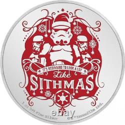 STAR WARS STAR WARS SEASONS GREETING 2020 Niue silver coin