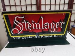 STEINLAGER NEON NEW ZEALAND BEER LIGHTED SIGN EVERBRITE Lamp Bar Beer