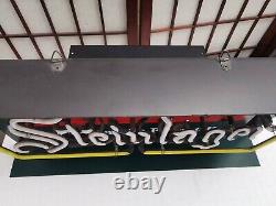 STEINLAGER NEON NEW ZEALAND BEER LIGHTED SIGN EVERBRITE Lamp Bar Beer