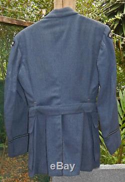 SUPERB Genuine WW2 era PILOT'S WINGS on Royal NEW ZEALAND Air Force P/O's Tunic