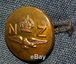 SUPERB Genuine WW2 era PILOT'S WINGS on Royal NEW ZEALAND Air Force WithO's Tunic