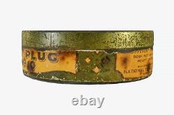 Scarce 1920s New Zealand Cut Plug #10 litho tobacco tin in very good cond