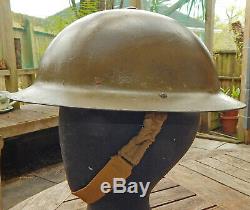 Scarce Mk2 RAW EDGE 100% Original NEW ZEALAND Made WW2 Era BRODIE Steel HELMET