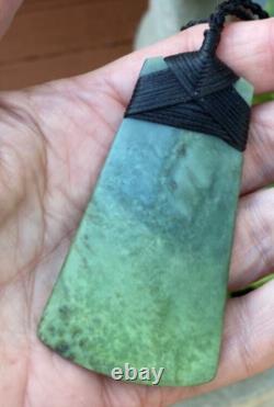Scott Parker Nz Pounamu Greenstone Nephrite Inanga Flower Jade Maori Hei Toki