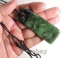 Shane Greenstone Jade Pounamu Nephrite Maori Quality TOKI MARSDEN FLOWER JADE