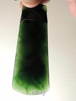 Shane McIntosh Greenstone Jade New Zealand Pounamu Nephrite Maori'QUALITY' TOKI