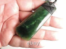 Shane McIntosh Greenstone Jade New Zealand Pounamu Nephrite Maori'QUALITY' TOKI