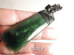 Shane McIntosh Greenstone Jade New Zealand Pounamu Nephrite Maori'QUALITY' TOKI