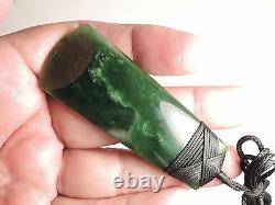 Shane McIntosh Greenstone Jade New Zealand Pounamu Nephrite Maori'QUALITY' TOKI