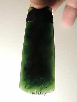 Shane McIntosh Greenstone Jade New Zealand Pounamu Nephrite Maori'QUALITY' TOKI