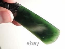 Shane McIntosh Greenstone Jade New Zealand Pounamu Nephrite Maori'QUALITY' TOKI