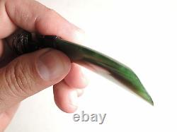 Shane McIntosh Greenstone Jade New Zealand Pounamu Nephrite Maori'QUALITY' TOKI