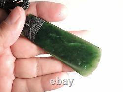 Shane McIntosh Greenstone Jade New Zealand Pounamu Nephrite Maori'QUALITY' TOKI