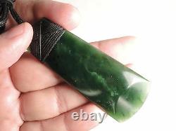 Shane McIntosh Greenstone Jade New Zealand Pounamu Nephrite Maori'QUALITY' TOKI