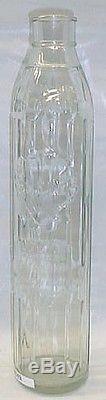 Shell Embossed Imperial Quart Glass Oil Bottle