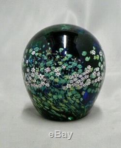 Signed Peter Raos Beautiful Paperweight Dated 1999