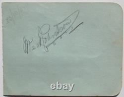 Sir Mac Robertson, Australian Businessman Philanthropist''Rare'' Autograph