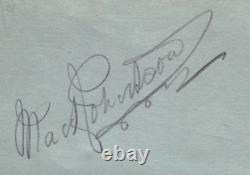 Sir Mac Robertson, Australian Businessman Philanthropist''Rare'' Autograph