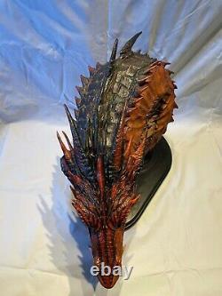 Smaug weta, dragon, bust, fantasy, figurine, lord of the rings, hobbit, Tolkien
