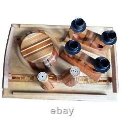 Sovereign Woodworks New Zealand Tray Bowl Salt Pepper Shakers Candle Holder