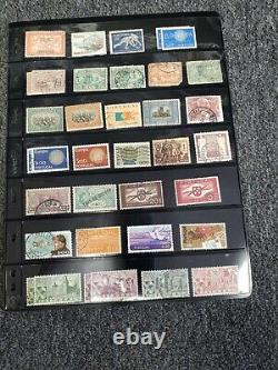 Stamps worldwide collection lot 84 Pages